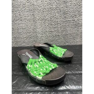 Rosa Mosa Rocco Flex Max Slip On Sandals Grass Black Womens Size 37 EU